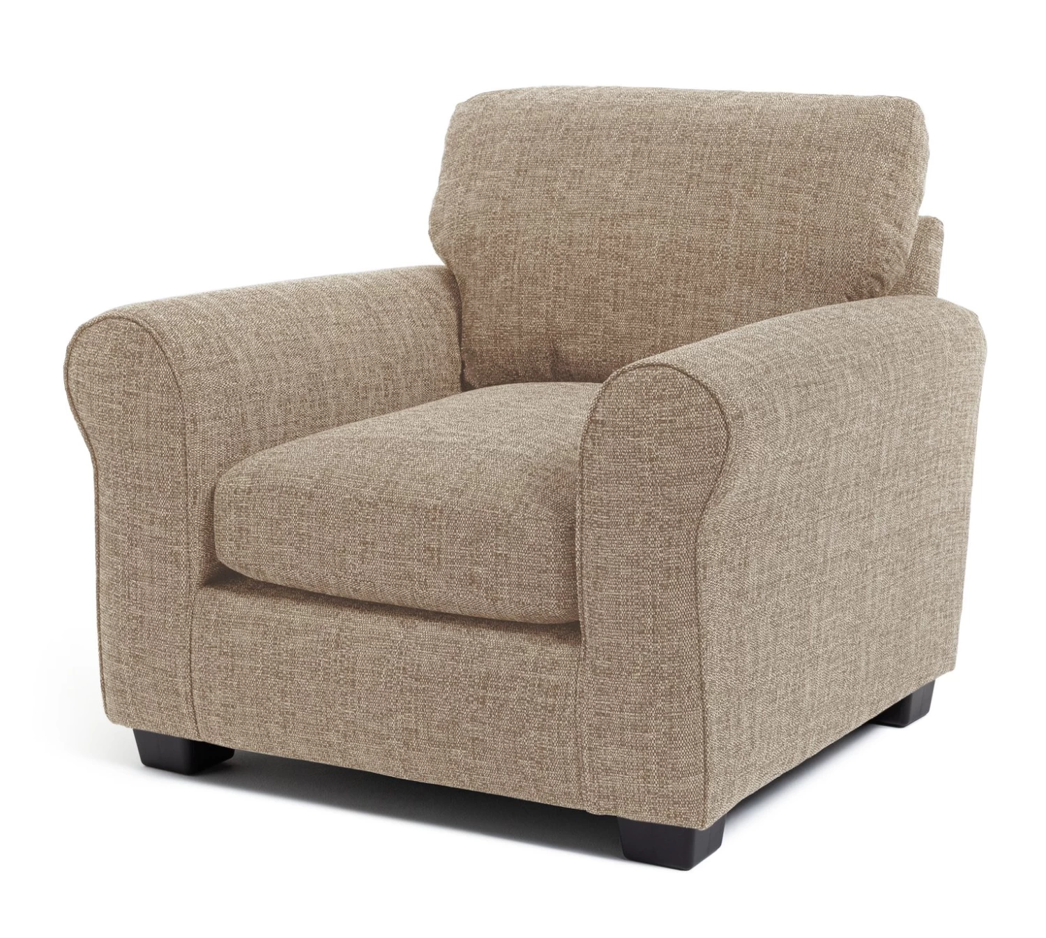 Habitat Lisbon Fabric Armchair - Beige 7 Habitat Lisbon Fabric Armchair - Beige - Image 5