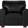Habitat Salisbury Leather Armchair - Black -Habitat 3384400 R Z001A