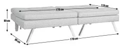 Habitat Duo 2 Seater Clic Clac Sofa Bed - Charcoal -Habitat 3432022 R Z002A