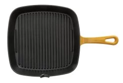 Habitat Global 23cm Cast Iron Griddle Pan - Yellow -Habitat 3449682 R Z005A