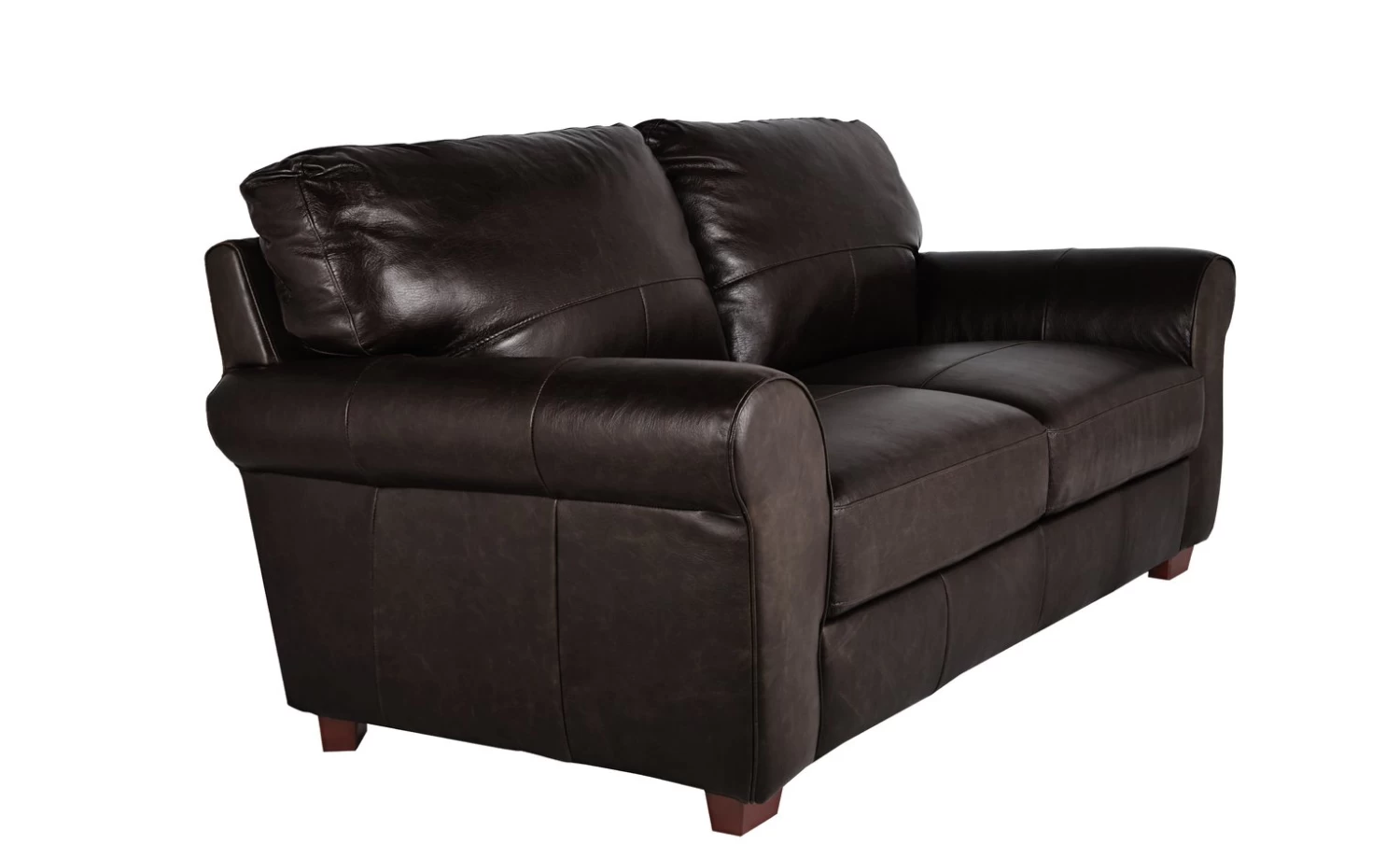 Habitat Salisbury Leather 3 Seater Sofa - Chocolate 10 Habitat Salisbury Leather 3 Seater Sofa - Chocolate - Image 8