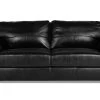 Habitat Salisbury Leather 3 Seater Sofa - Black 2 Habitat Salisbury Leather 3 Seater Sofa - Black -Habitat 3568604 R Z001A