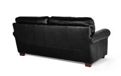 Habitat Salisbury Leather 3 Seater Sofa - Black -Habitat 3568604 R Z003A