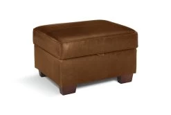 Habitat Salisbury Leather Storage Footstool - Tan 10 Habitat Salisbury Leather Storage Footstool - Tan -Habitat 3575752 R Z002A