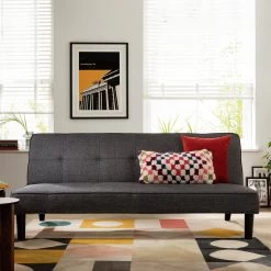 Habitat Patsy 2 Seater Clic Clac Sofa Bed - Charcoal -Habitat 3578704 R Z001C