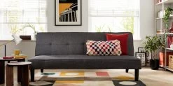 Habitat Patsy 2 Seater Clic Clac Sofa Bed - Charcoal -Habitat 3578704 R Z002C
