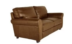 Habitat Salisbury Leather 3 Seater Sofa - Tan -Habitat 3596449 R Z004A