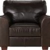 Habitat Salisbury Leather Armchair - Chocolate -Habitat 3598045 R Z001A