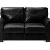 Habitat Salisbury Leather 2 Seater Sofa - Black -Habitat 3609123 R Z001A
