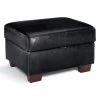 Habitat Salisbury Leather Storage Footstool - Black 1 Habitat Salisbury Leather Storage Footstool - Black -Habitat 3654666 R Z001A