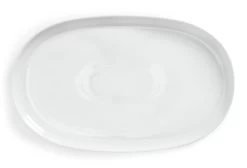 Habitat Riko Oval Porcelain Serving Platter - White -Habitat 4039840 R Z004A