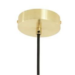 Habitat Tires Alabaster Ceiling Pendant Light -Brushed Brass -Habitat 4075990 R Z004A