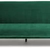Habitat Matteo 2 Seater Velvet Sofa Bed - Green -Habitat 4090487 R Z001A