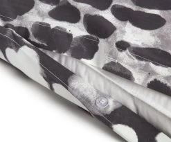 Habitat Cotton Bark Print Black & Grey Bedding Set - Double -Habitat 4095798 R Z004A