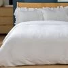 Habitat Cotton 180TC Leaf Matelasse White Bedding - Double -Habitat 4096429 R Z001A