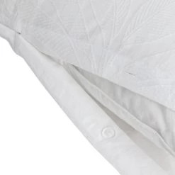 Habitat Cotton 180TC Leaf Matelasse White Bedding - Double 13 Habitat Cotton 180TC Leaf Matelasse White Bedding - Double -Habitat 4096429 R Z004A