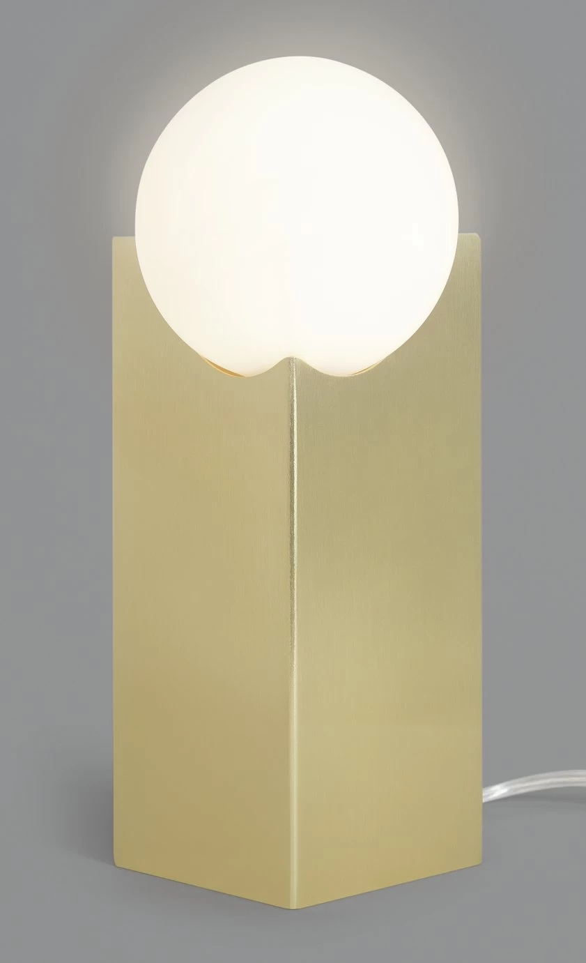 Habitat Yuri Afterglow Table Lamp - Gold & Glass 6 Habitat Yuri Afterglow Table Lamp - Gold & Glass - Image 4