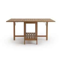 Habitat Zeno 4 Seater Folding Wooden Patio Set -Habitat 4196563 R Z002A