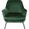 Habitat Celine Velvet Accent Chair - Green -Habitat 4378439 R Z001A