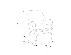 Habitat Celine Velvet Accent Chair - Green -Habitat 4378439 R Z020A