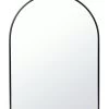 Habitat Arch Metal Wall Mirror - Black - 45x60cm -Habitat 4460608 R Z001A