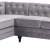 Habitat Chesterfield Right Hand Corner Sofa-Light Grey 1 Habitat Chesterfield Right Hand Corner Sofa-Light Grey -Habitat 4468916 R Z001A
