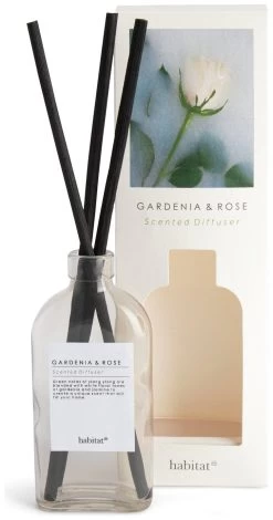Habitat 150ml Scented Diffuser - Gardenia & Rose -Habitat 4497444 R Z002A