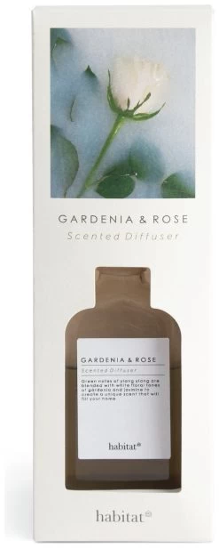 Habitat 150ml Scented Diffuser - Gardenia & Rose -Habitat 4497444 R Z003A