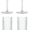 Habitat Ribbed Set Of 4 Wine Glasses -Habitat 4525392 R Z001A