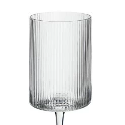 Habitat Ribbed Set Of 4 Wine Glasses -Habitat 4525392 R Z003A