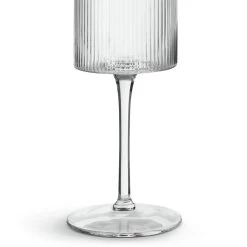 Habitat Ribbed Set Of 4 Wine Glasses -Habitat 4525392 R Z004A