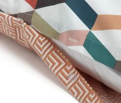 Habitat Geometric ZigZag Multicolour Bedding Set - Single -Habitat 4529257 R Z004A