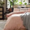 Habitat Embroidered Palm Pink Bedding Set - Single -Habitat 4529556 R Z001C