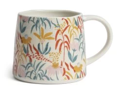 Habitat Floral Ripple Set Of 4 Mugs -Habitat 4544421 R Z002A