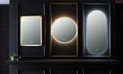 Habitat Large Vertical Backlight LED Mirror - White -Habitat 4564401 R Z003C