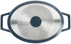 Habitat 3.6 Litre Cast Aluminium Casserole Dish - Blue -Habitat 4580571 R Z004A