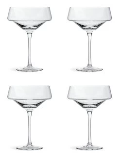 Habitat Sahara Set Of 4 Champagne Coupe Glasses