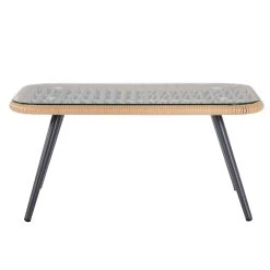 Habitat 4 Seater Bamboo Effect Garden Sofa Set -Habitat 4588827 R Z016A