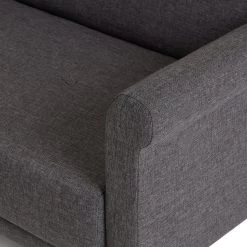 Habitat Evie Fabric 2 Seater Sofa In A Box - Charcoal -Habitat 4642811 R Z005A
