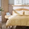 Habitat Herbalist Plain Gingham Yellow Bedding Set - Single -Habitat 4663560 R Z001A