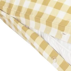 Habitat Herbalist Plain Gingham Yellow Bedding Set - Single -Habitat 4663560 R Z004A