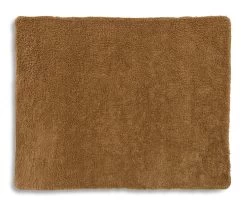 Habitat Snuggle Fleece Throw - Mocha - 125X150cm -Habitat 4882695 R Z004A