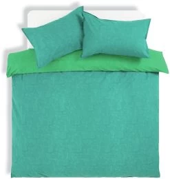 Habitat Emerald Cotton Textured Green Bedding Set - Single -Habitat 4887432 R Z002A