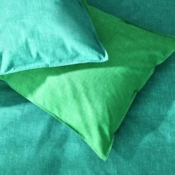 Habitat Emerald Cotton Textured Green Bedding Set - Single -Habitat 4887432 R Z003A