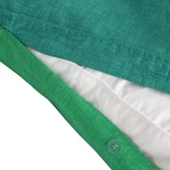 Habitat Emerald Cotton Textured Green Bedding Set - Single -Habitat 4887432 R Z004A