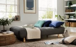 Habitat Kota 3 Seater Fabric Clic Clac Sofa Bed - Charcoal -Habitat 5017737 R Z002C