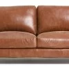 Habitat Livingston Leather 3 Seater Sofa - Tan -Habitat 5397213 R Z001A