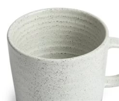 Habitat Textured Ripple Set Of 4 Mugs - Neutral -Habitat 5642171 R Z004A
