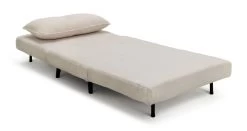 Habitat Roma Single Boucle Chairbed - Cream -Habitat 5644760 R Z002A