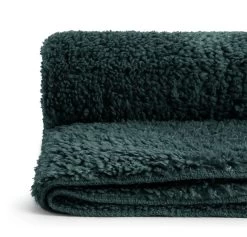 Habitat Faux Shearling Throw - Green - 125X150cm -Habitat 5796261 R Z002A